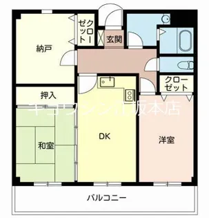 アンソレイユK【2階】の間取り