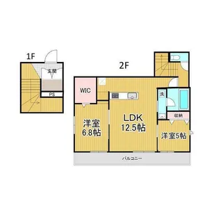 (仮称)南区鹿手袋3丁目メゾン【2階】の間取り