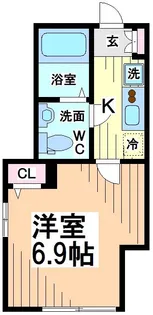 神奈川県川崎市多摩区西生田2【アパート】の間取り