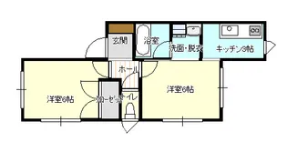 パレス光栄【2階】の間取り