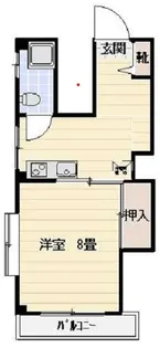 コーポ石原【3階】の間取り