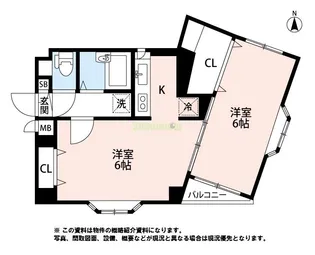 マンションマムリン【2階】の間取り