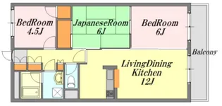 広島県廿日市市塩屋2【マンション】の間取り