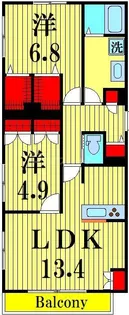 Alouette【2階】の間取り