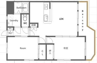 フィールドゴッド21【1階】の間取り