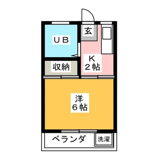 金岡マンション【4階】の間取り