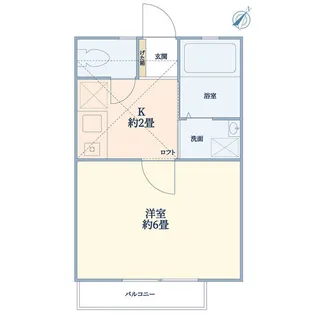 和泉フラット【2階】の間取り