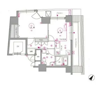 ル・リオン目黒II【5階】の間取り