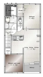 AFC RESIDENCE岡崎竜美東【2階】の間取り