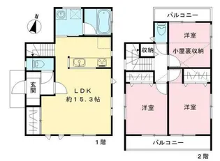 埼玉県さいたま市岩槻区城南4【一戸建】の間取り