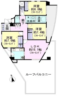 コスモシティー 大森【8階】の間取り