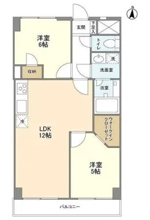クリエール志木【3階】の間取り