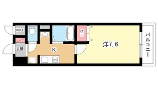 大阪府豊中市穂積2【マンション】の間取り