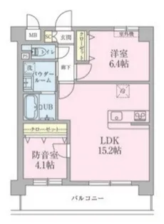 東京都調布市布田2【マンション】の間取り