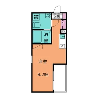カーディナルワン【3階】の間取り