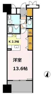 ロイヤルパークスシーサー南千住【1階】の間取り