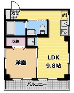 Housekul千駄木ビル【4階】の間取り