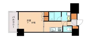 プラネソシエ神戸元町【6階】の間取り