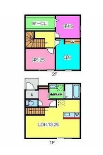 ツ・カーサ Aの間取り