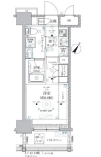 ベルグレード川崎AZ【4階】の間取り