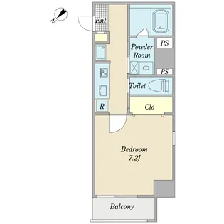 ラピス南幸【7階】の間取り