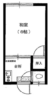 プチハウスアテイ【1階】の間取り
