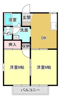 グリーンハイツ1【2階】の間取り