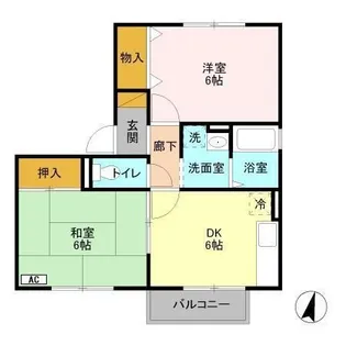 タントミール B【1階】の間取り