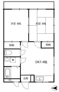 エターナル錦【1階】の間取り