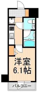 メインステージ北千住V【7階】の間取り