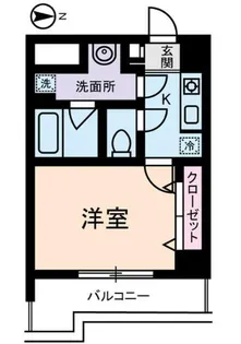 LOTUS GARDEN HOSAKA【5階】の間取り