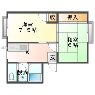 ウィケットハウス【2階】の間取り