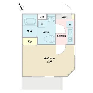 リバープレート【2階】の間取り