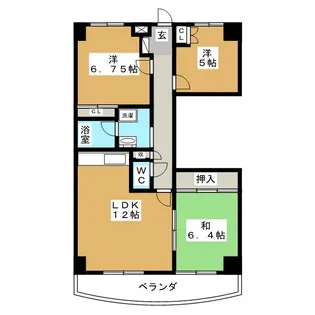 シャルマン5【7階】の間取り
