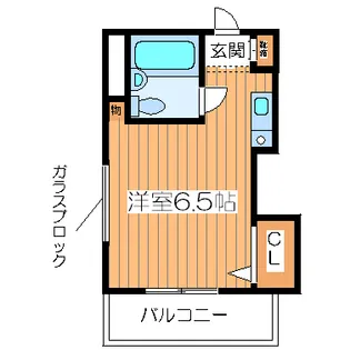 姫島ハイツ【3階】の間取り