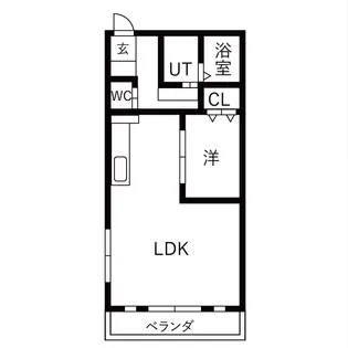 ローズグレイス【3階】の間取り