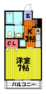 サウスヒルズ【1階】の間取り