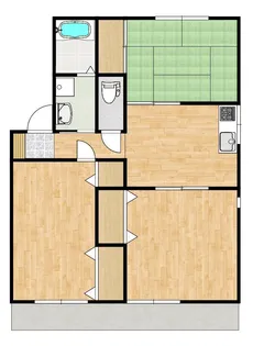 ルージュノム【2階】の間取り