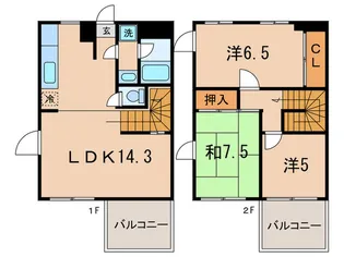 ハウズプラザの間取り
