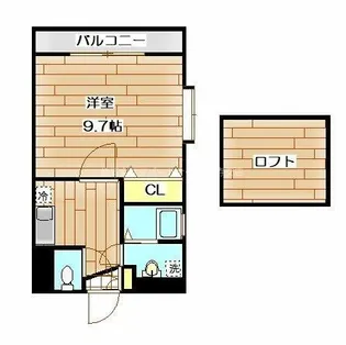 ダイコー水前寺駅通り2【10階】の間取り