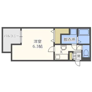 メゾン夕陽ヶ丘【4階】の間取り