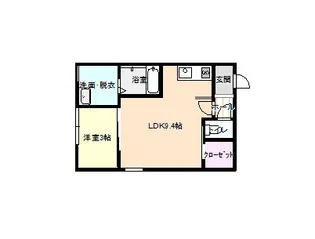 アーバン弥勒町【2階】の間取り