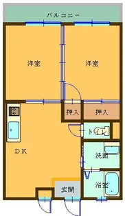 ファミールU【3階】の間取り