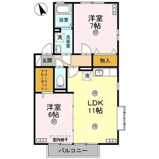 ラファエル II【2階】の間取り