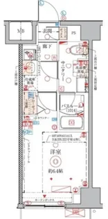 クレヴィスタ武蔵中原【2階】の間取り