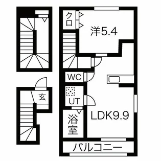 シティハウス長田町【3階】の間取り