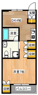 セントラル城南ホーム【1階】の間取り