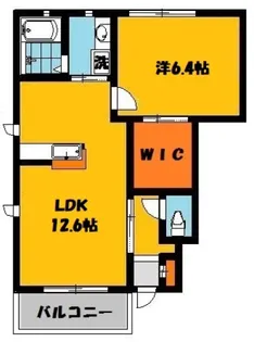 グレイスHALII A【1階】の間取り