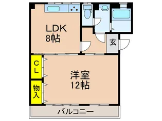 タカノマンション【1階】の間取り