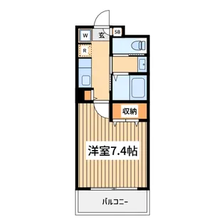 フランネル【1階】の間取り